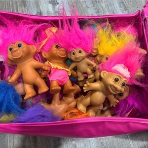 Colorful Troll Dolls Set